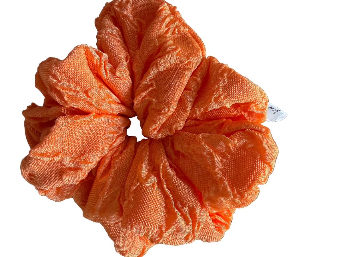 Orange scrunchie