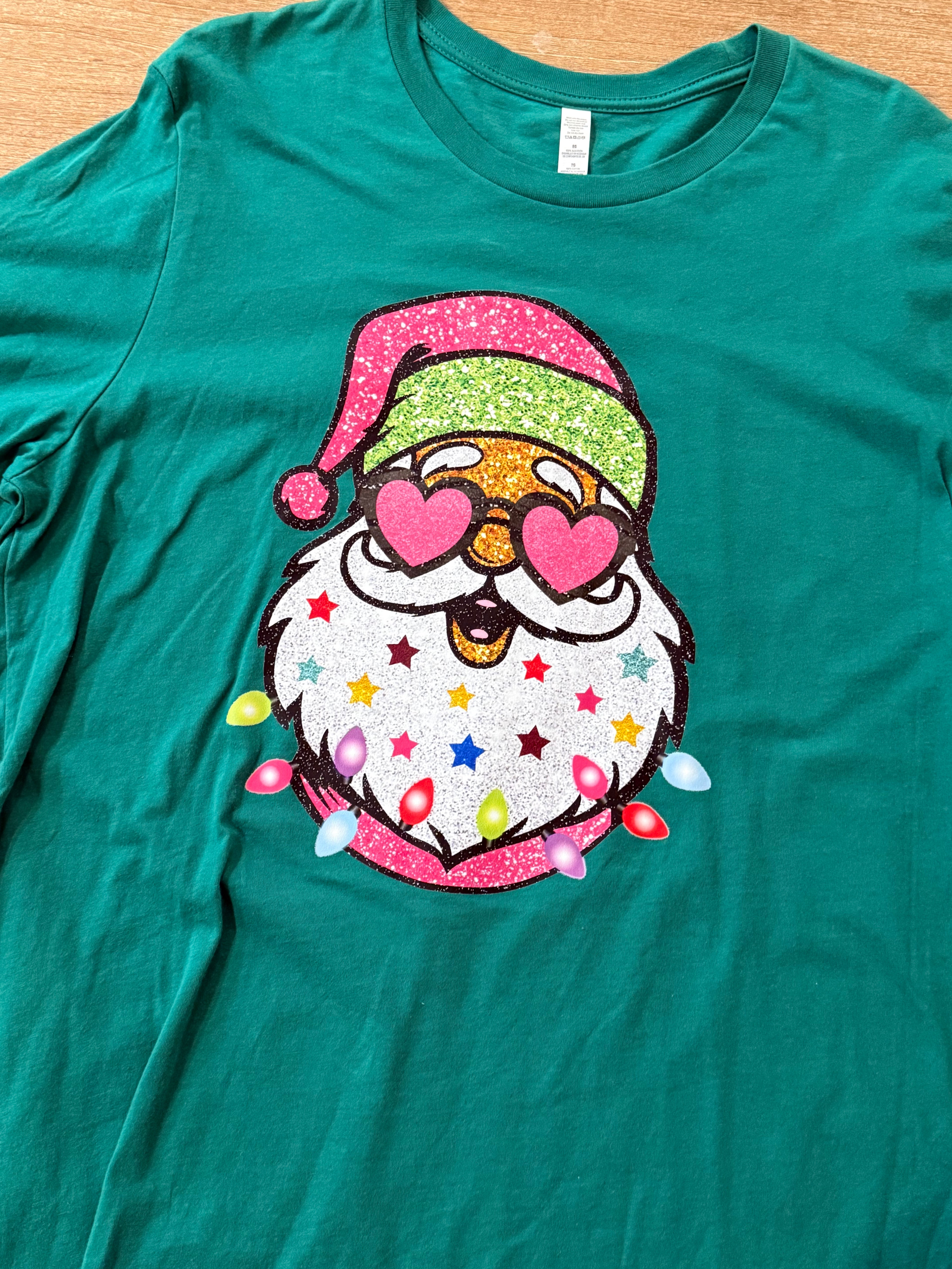Santa light up shirt